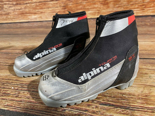 Alpina ST10jr Cross Country Ski Boots Classic NNN EU 29 US 11.5 Kids 195mm A-504