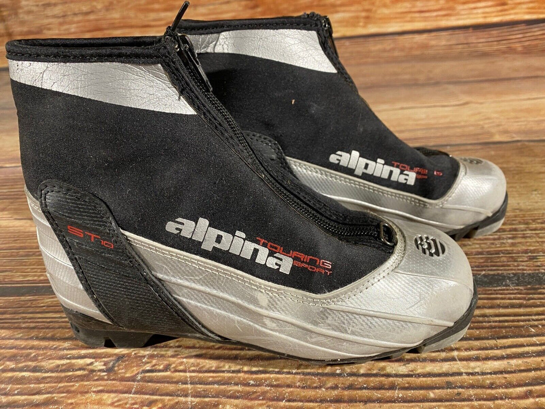 Alpina ST10jr Kids Nordic Cross Country Ski Boots Size EU35 US3.5 NNN A-997