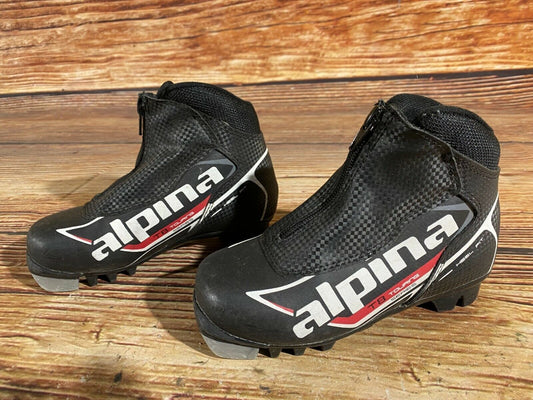 Alpina T8 Cross Country Ski Boots Classic NNN EU 30 US 12 Kids 200mm A-473