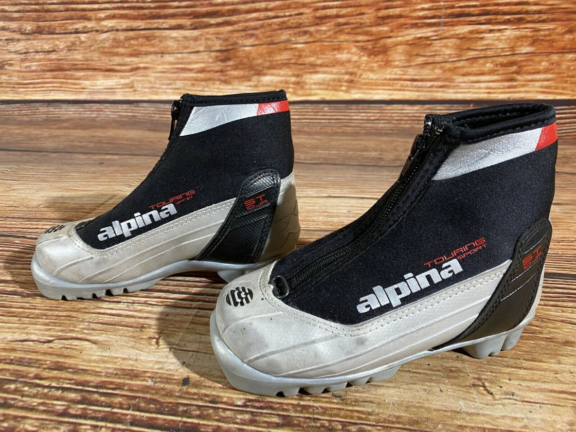 Alpina ST10jr Kids Nordic Cross Country Ski Boots Size EU29 US11 for NNN A-14