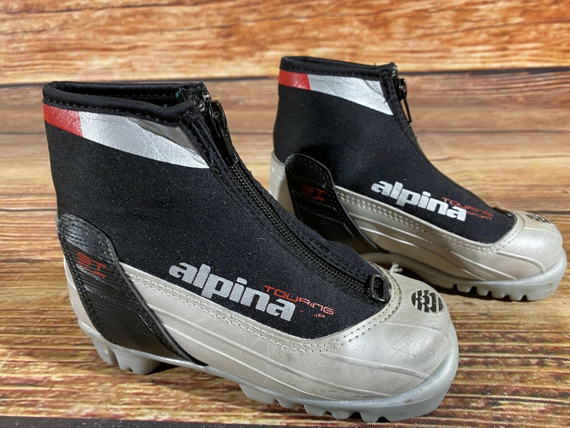 Alpina ST10jr Kids Nordic Cross Country Ski Boots Size EU29 US11 for NNN A-14