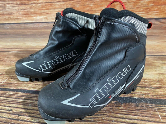 Alpina T5 Cross Country Ski Boots Classic NNN EU 33 US 2 Kids 220mm A-847