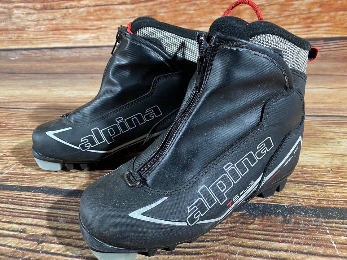 Alpina T5 Kids Nordic Cross Country Ski Boots Size EU33 US2 NNN A-847
