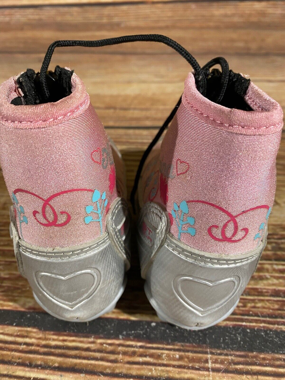 Alpina ST10 Kids Nordic Cross Country Ski Boots Size EU25 US8.5 NNN A-524