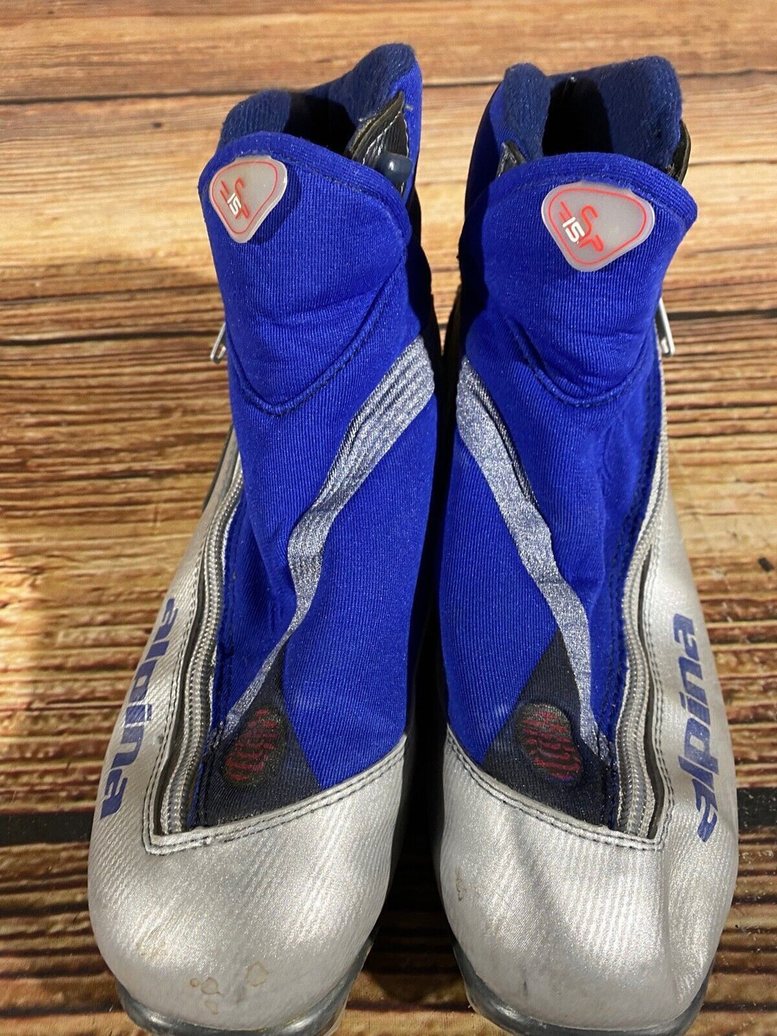 Alpina SP15 Nordic Cross Country Ski Boots Kids Size EU37 US5 for NNN A-542