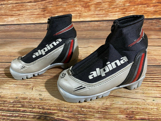 Alpina ST10jr Cross Country Ski Boots Classic NNN EU 26 US 9 Kids 169mm A-33