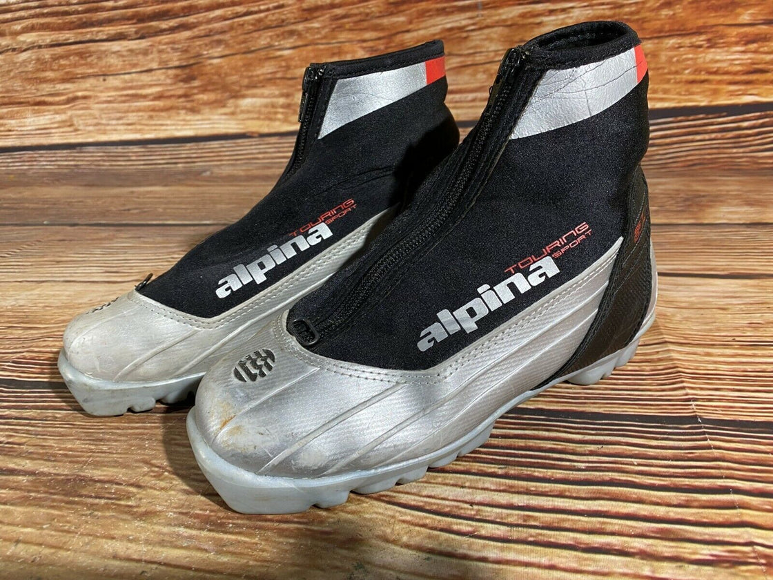 Alpina ST10jr Kids Nordic Cross Country Ski Boots Size EU35 US3.5 for NNN A-347