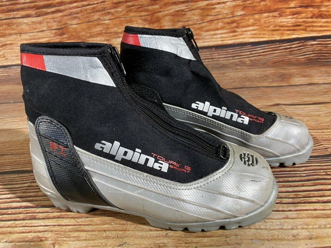 Alpina ST10jr Kids Nordic Cross Country Ski Boots Size EU35 US3.5 for NNN A-347