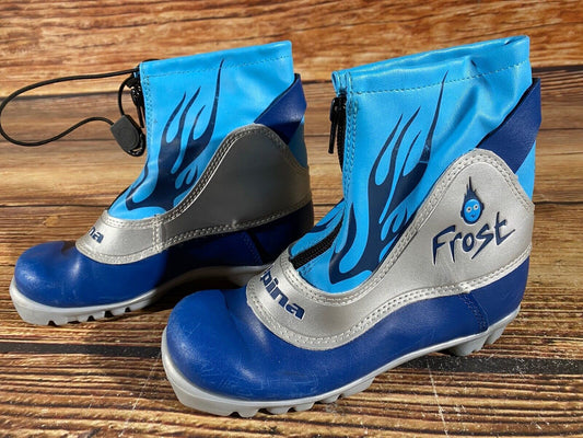 Alpina Frost Cross Country Ski Boots Classic NNN EU 34 US 3 Kids 225mm A-936