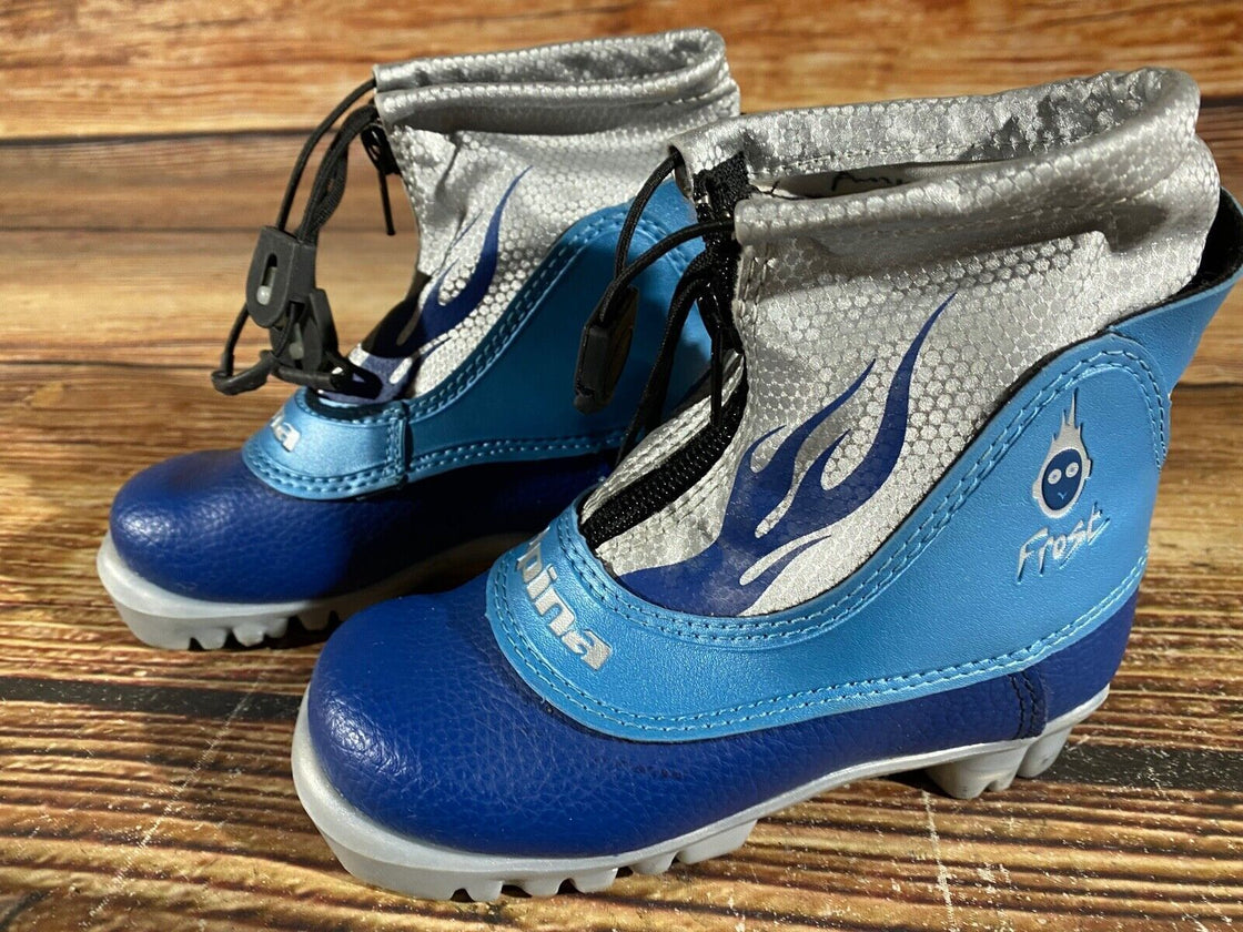 Alpina Frost Kids Nordic Cross Country Ski Boots Size EU27 US9.5 NNN A-967