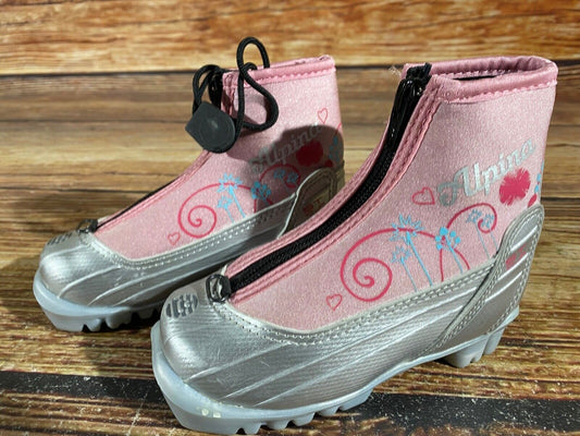 Alpina ST10jr Cross Country Ski Boots Classic NNN EU 25 US 8.5 Kids 168mm A-941