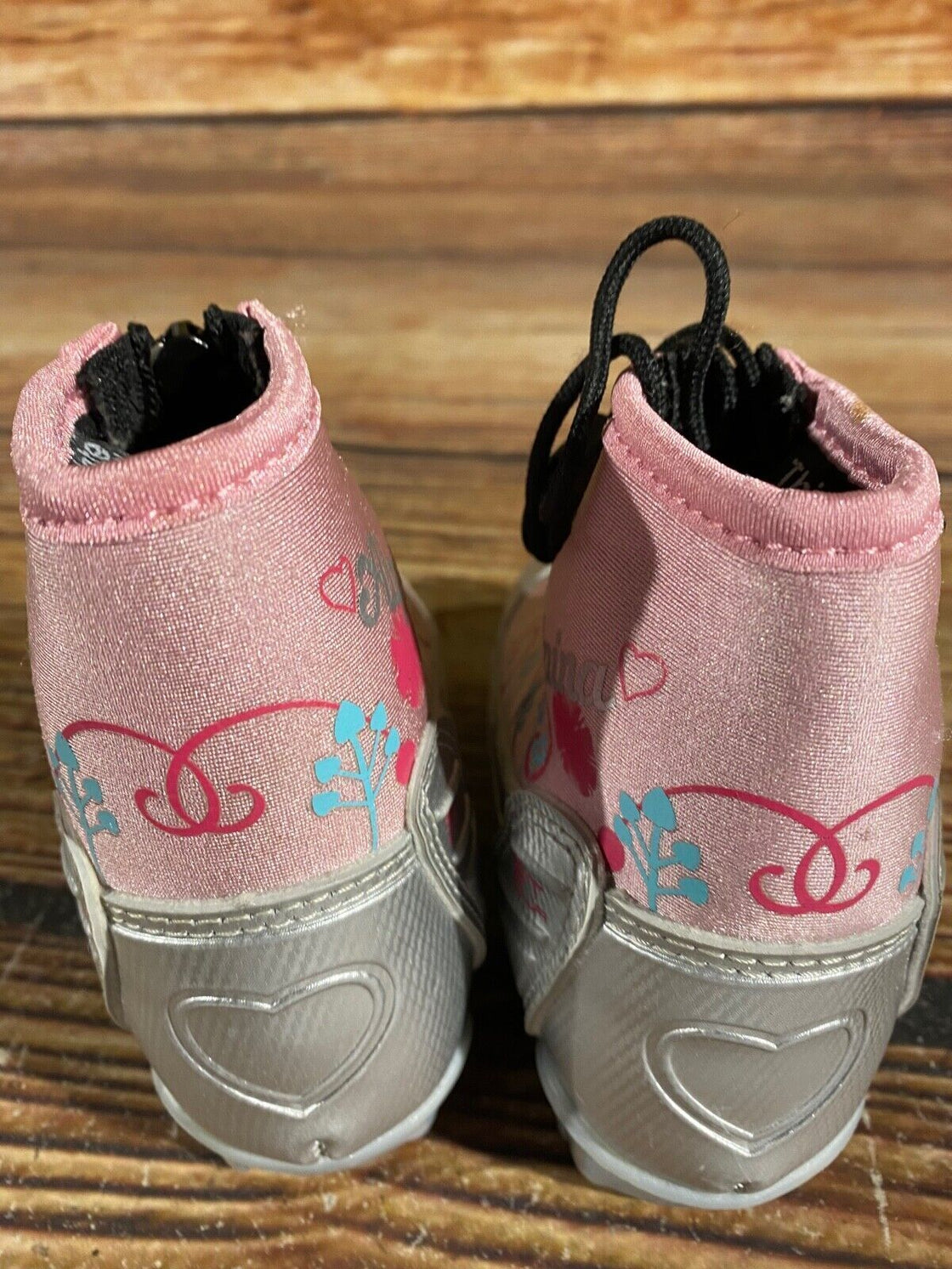 Alpina ST10jr Kids Nordic Cross Country Ski Boots Size EU25 US8.5 NNN A-941