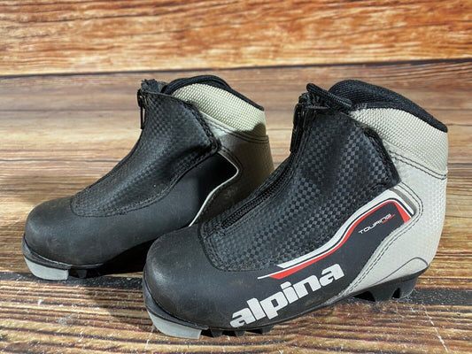 Alpina Touring Cross Country Ski Boots Classic NNN EU 29 US 11.5 Kids A-1004