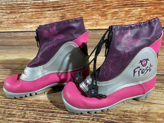 Alpina Frost Cross Country Ski Boots Classic NNN EU 32 US 1.5 Kids 206mm A-18