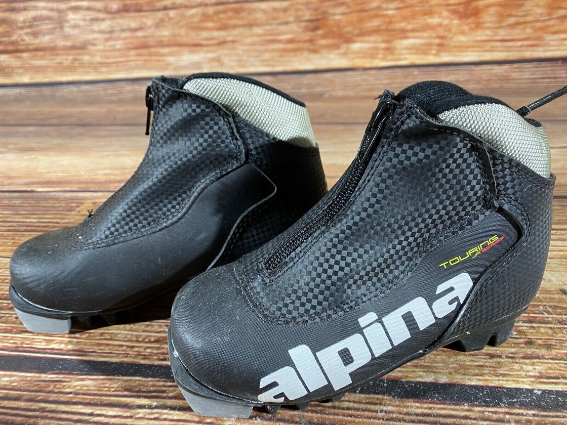 Alpina Touring Kids Nordic Cross Country Ski Boots Size EU29 US11 NNN A-872