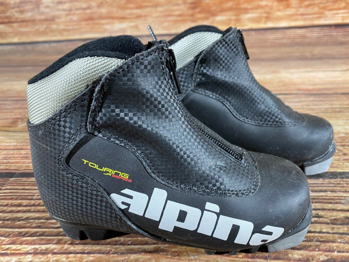 Alpina Touring Kids Nordic Cross Country Ski Boots Size EU29 US11 NNN A-872