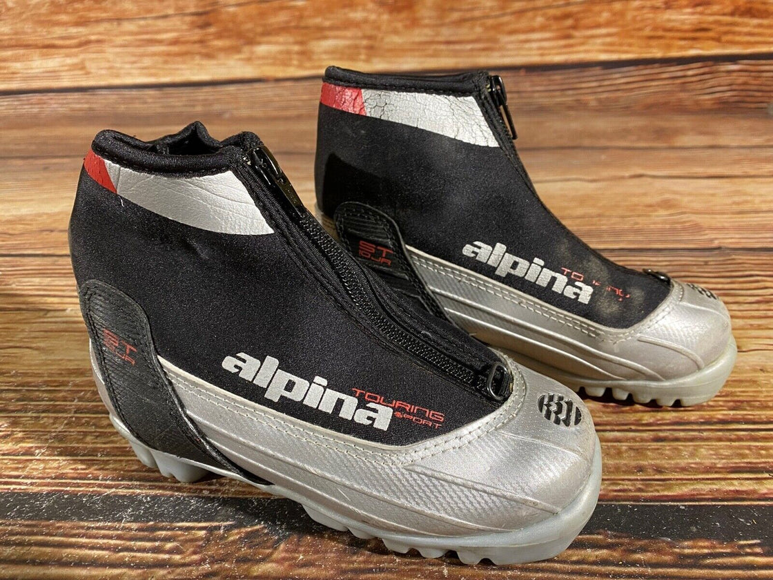 Alpina ST10jr Kids Nordic Cross Country Ski Boots Size EU29 US11 NNN A-864