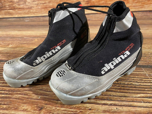 Alpina ST10 Cross Country Ski Boots Classic NNN EU 30 US 12 Kids 195mm A-821