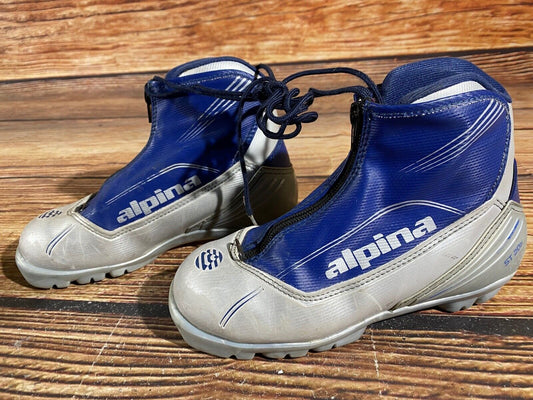 Alpina ST20jr Cross Country Ski Boots Classic NNN EU 35 US 3.5 Kids 230mm A-771