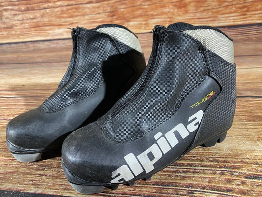 Alpina Touring Cross Country Ski Boots Classic NNN EU 33 US 2 Kids 220mm A-943