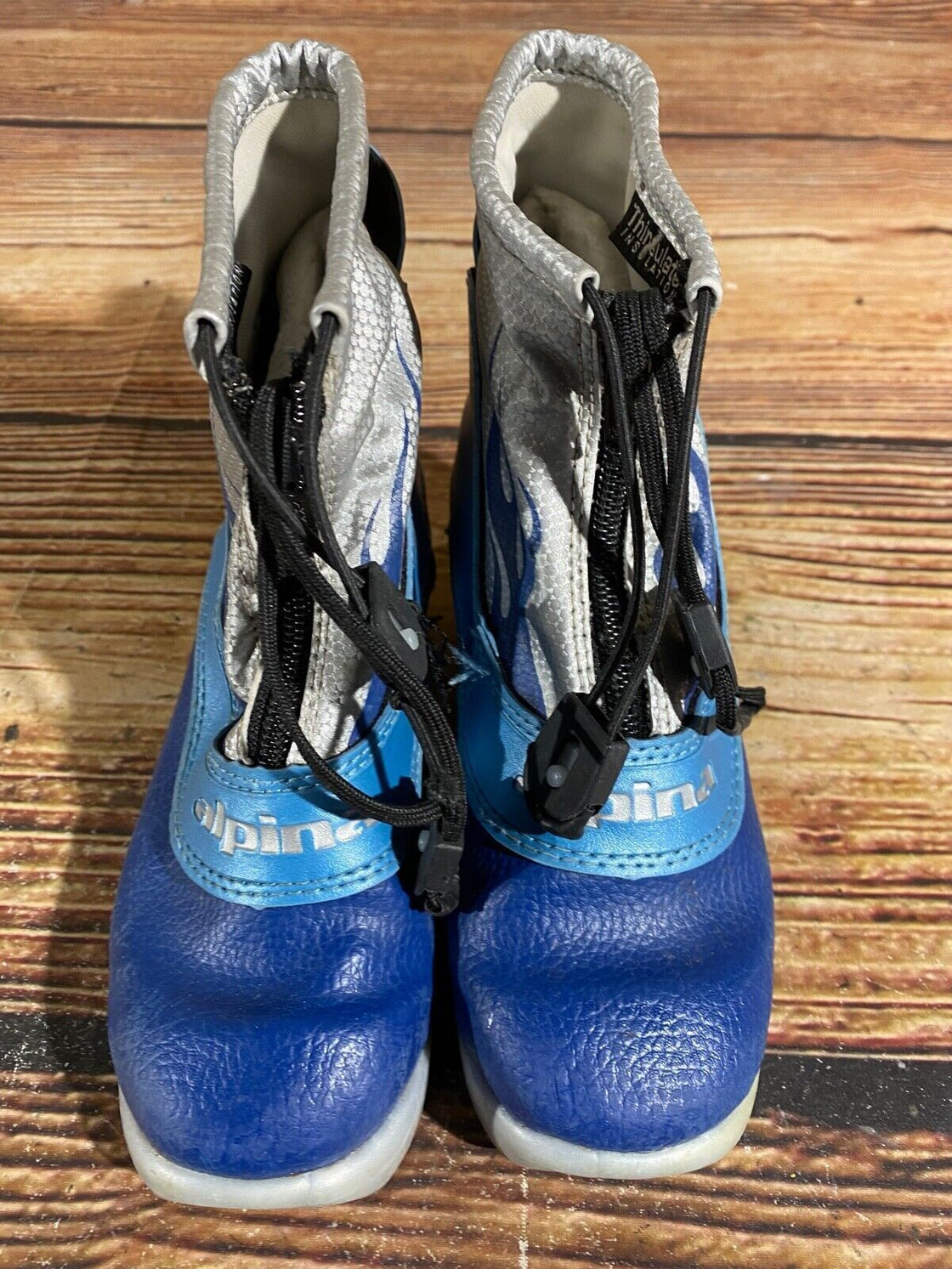 Alpina Frost Kids Nordic Cross Country Ski Boots Size EU31 US12.5 NNN A-764