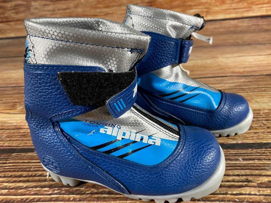 Alpina Frost Kids Nordic Cross Country Ski Boots Size EU29 US11 NNN A-965