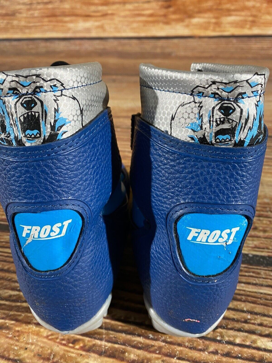 Alpina Frost Kids Nordic Cross Country Ski Boots Size EU29 US11 NNN A-965