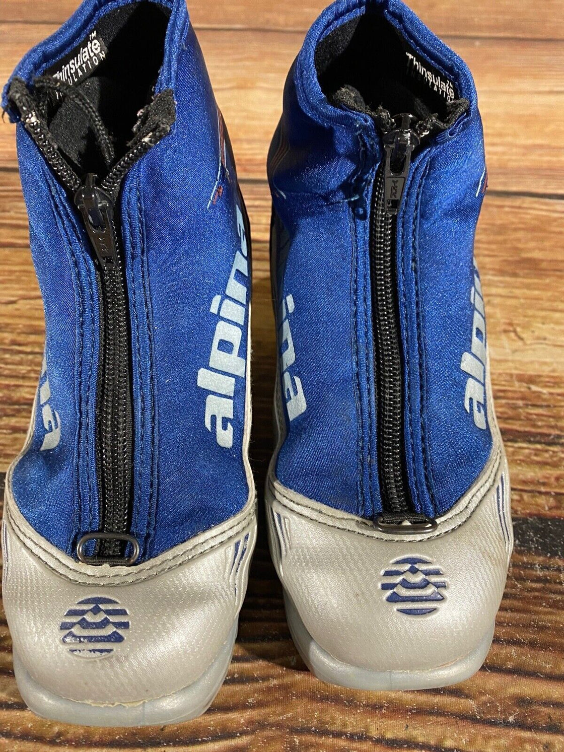 Alpina ST10jr Kids Nordic Cross Country Ski Boots Size EU31 US12.5 NNN A-942