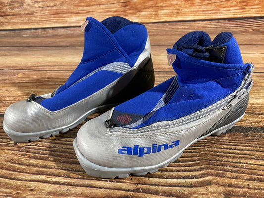 Alpina ST11j Cross Country Ski Boots Classic NNN EU 37 US 5 Kids 240mm A-835