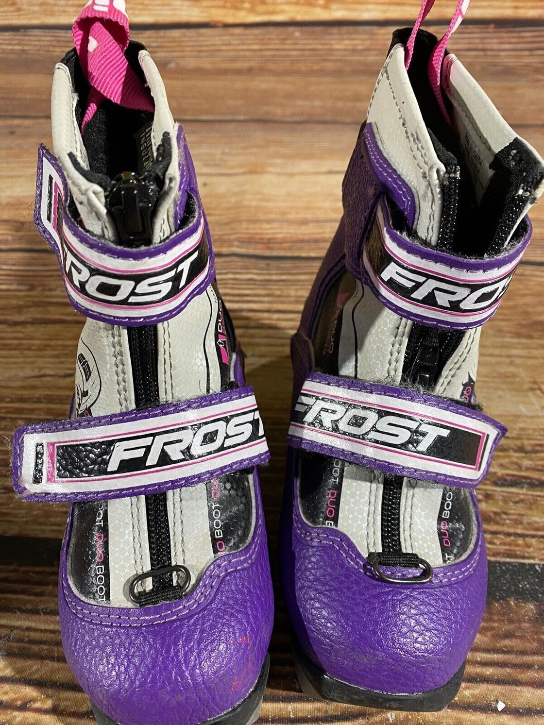 Alpina Frost Kids Nordic Cross Country Ski Boots Size EU25 US8.5 NNN A-793