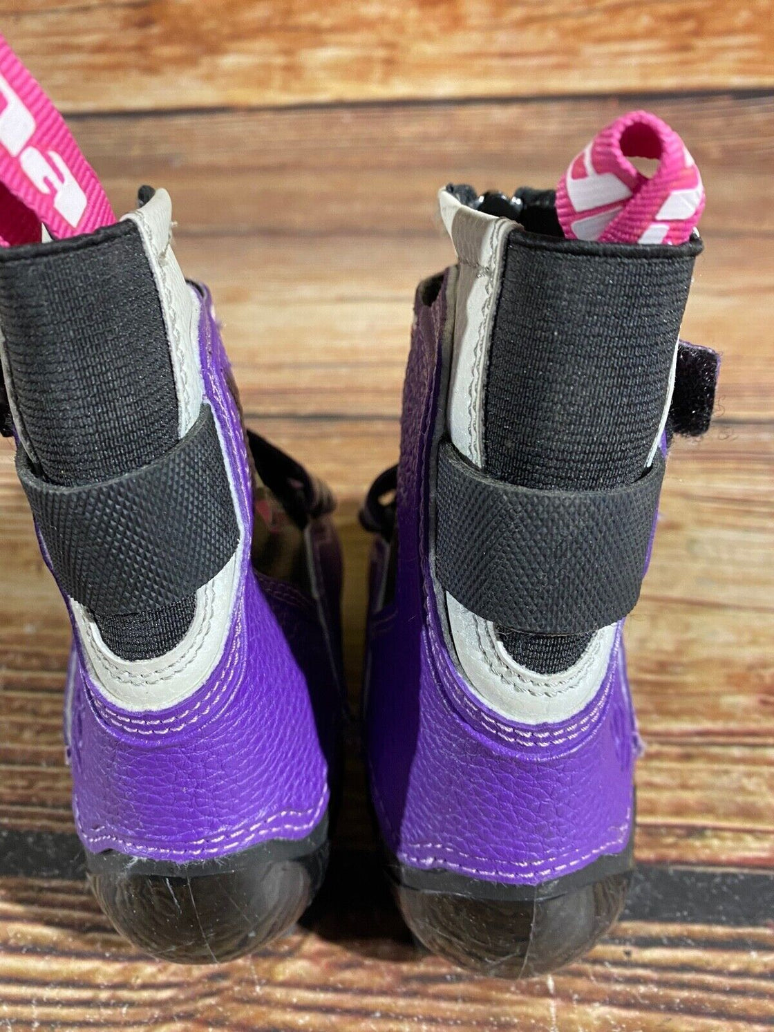 Alpina Frost Kids Nordic Cross Country Ski Boots Size EU25 US8.5 NNN A-793