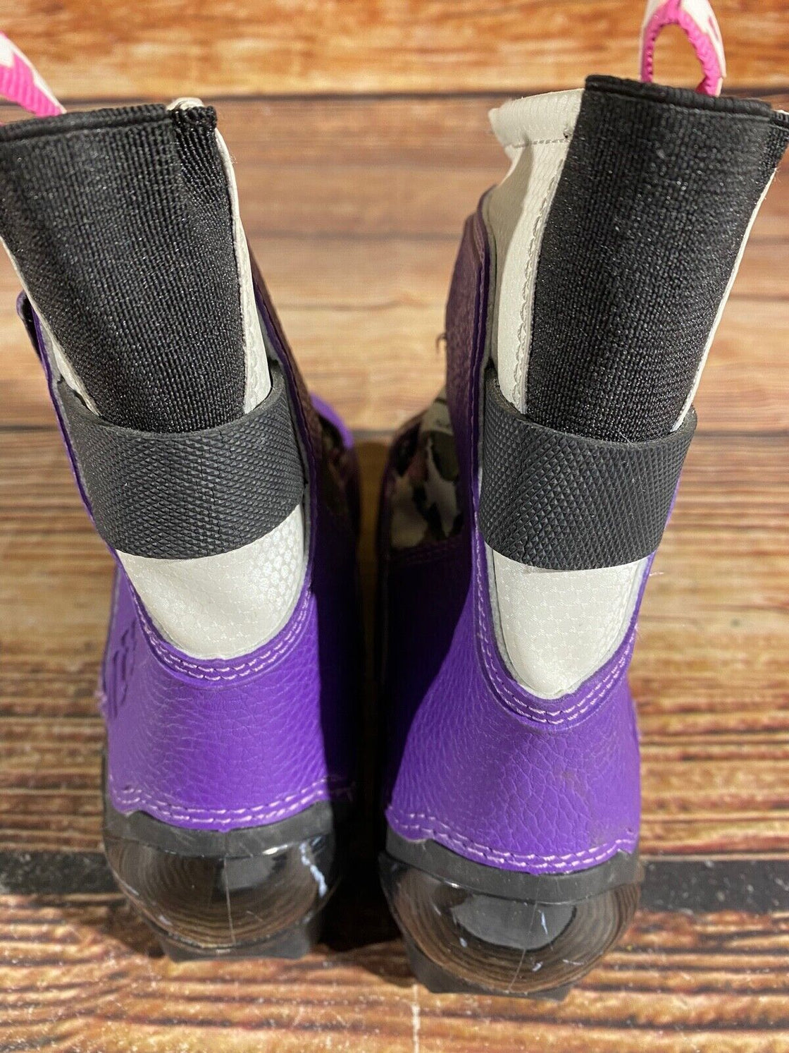 Alpina Frost Kids Nordic Cross Country Ski Boots Size EU35 US3.5 NNN A-988