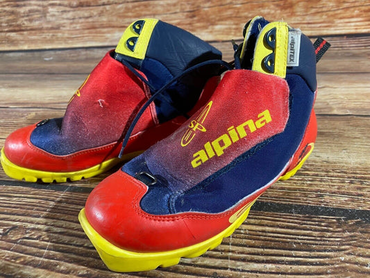 Alpina 312jr Cross Country Ski Boots Classic NNN EU 36 US 4.5 Kids 190mm A-844