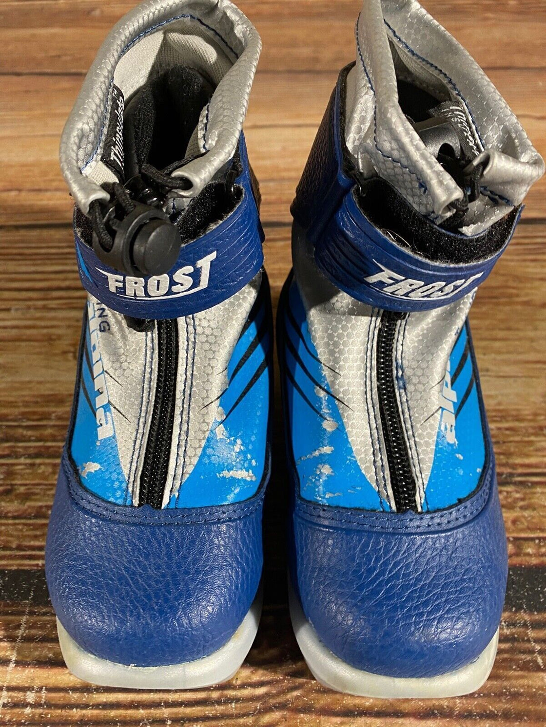 Alpina Frost Kids Nordic Cross Country Ski Boots Size EU27 US9.5 NNN A-960