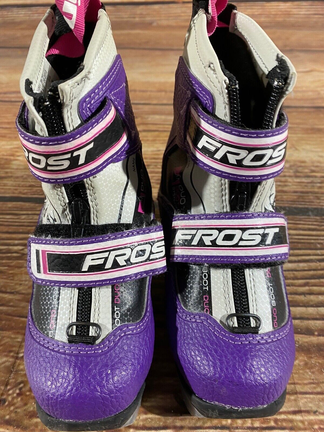 Alpina Frost Kids Nordic Cross Country Ski Boots Size EU26 US9 NNN A-819