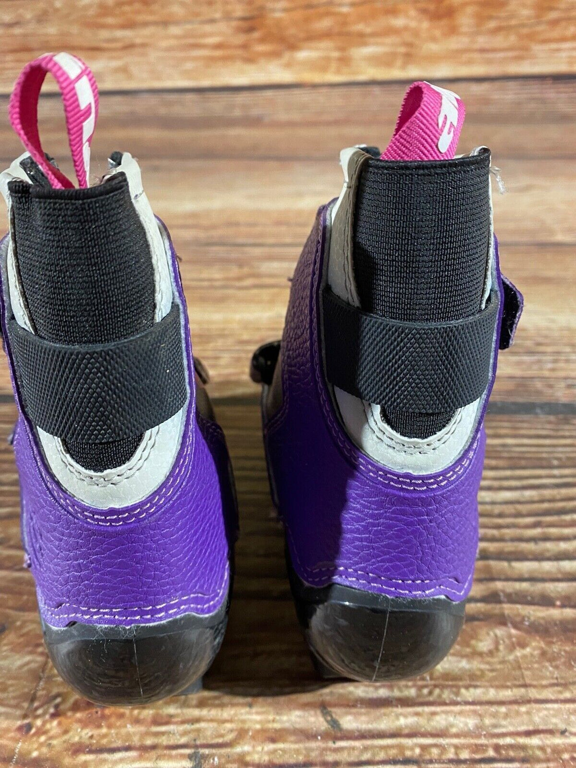 Alpina Frost Kids Nordic Cross Country Ski Boots Size EU26 US9 NNN A-819
