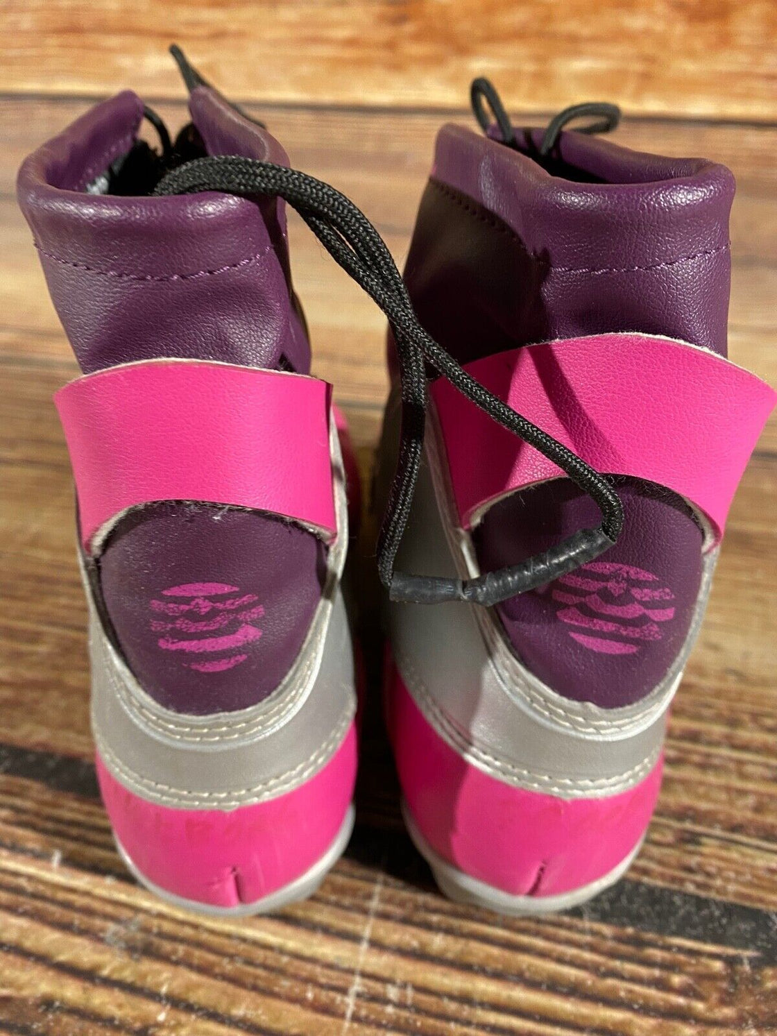 Alpina Frost Kids Nordic Cross Country Ski Boots Size EU34 US3 NNN A-991