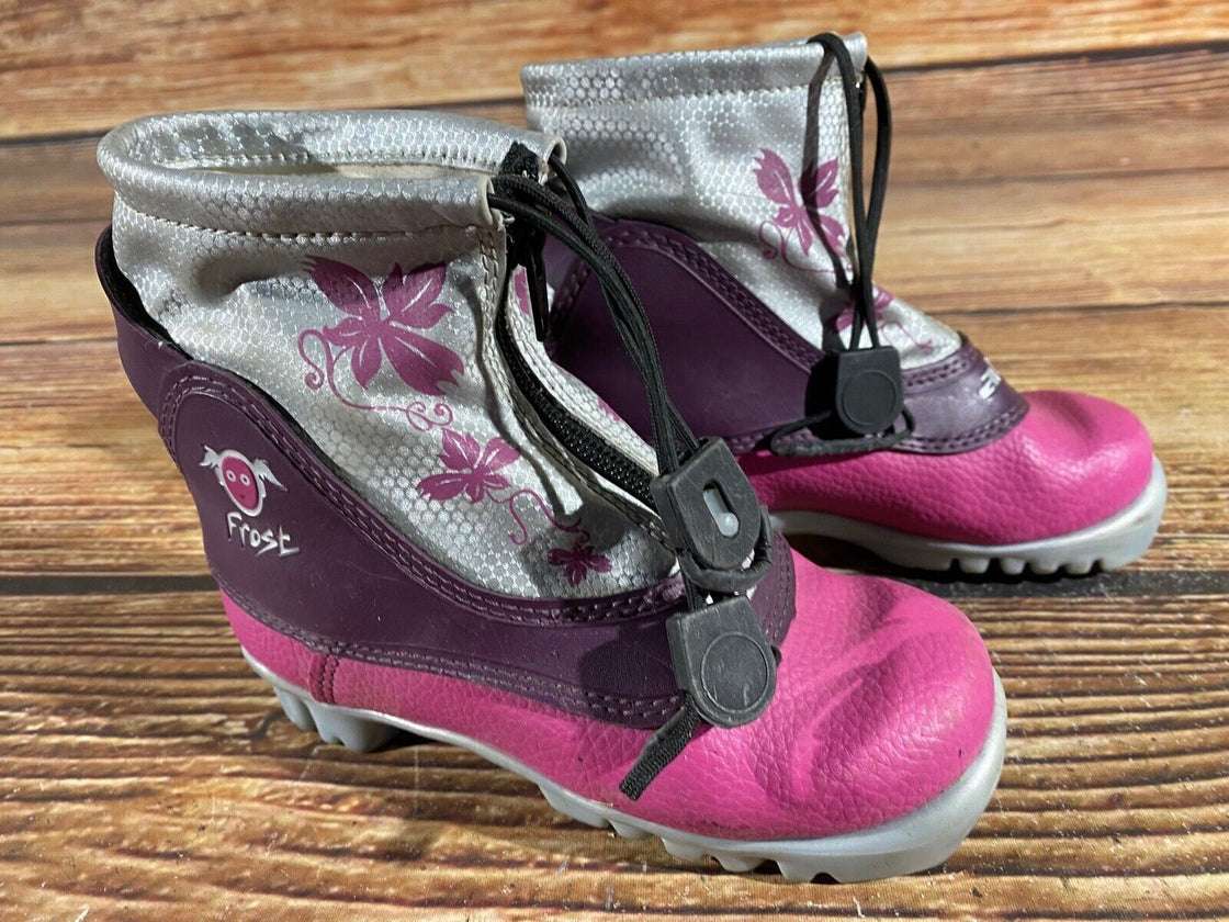 Alpina Frost Kids Nordic Cross Country Ski Boots Size EU29 US11 NNN A-798