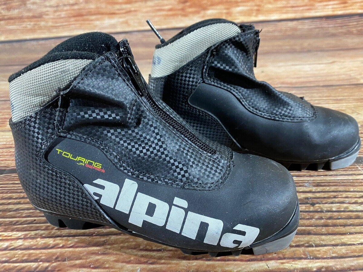 Alpina Touring Cross Country Ski Boots Classic NNN EU 32 US 1.5 Kids 205mm A-743