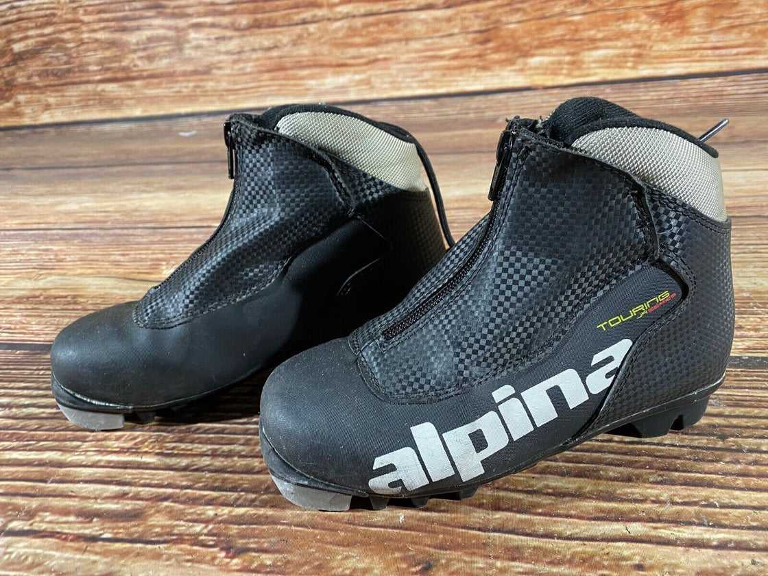 Alpina Touring Kids Nordic Cross Country Ski Boots Size EU33 US2 NNN A-850