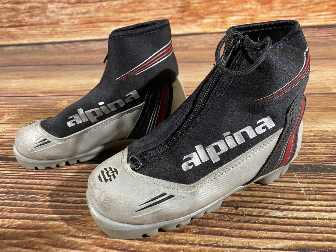 Alpina KidsST10jr Kids Nordic Cross Country Ski Boots Size EU31 US12.5 NNN A-700