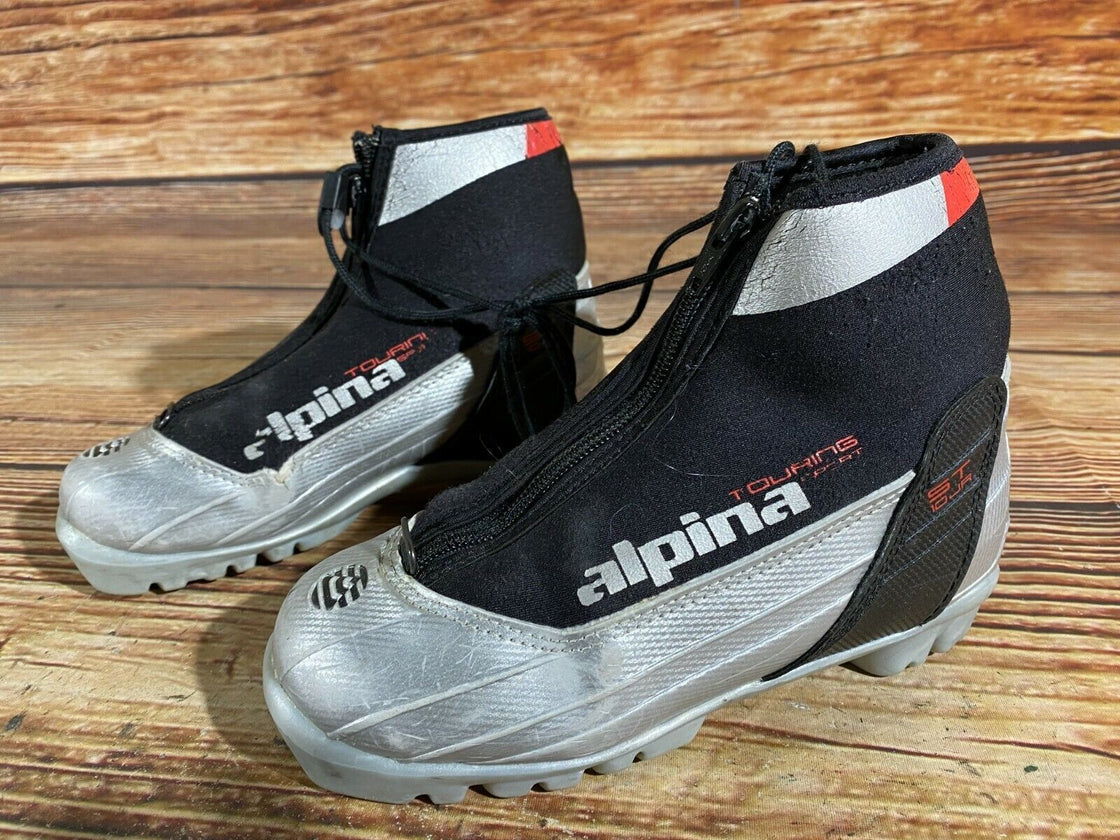Alpina ST10jr Kids Nordic Cross Country Ski Boots Size EU33 US2 for NNN A-87