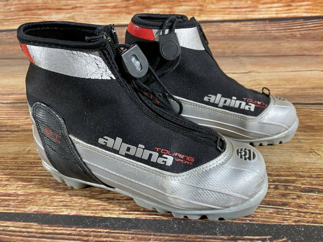 Alpina ST10jr Kids Nordic Cross Country Ski Boots Size EU33 US2 for NNN A-87