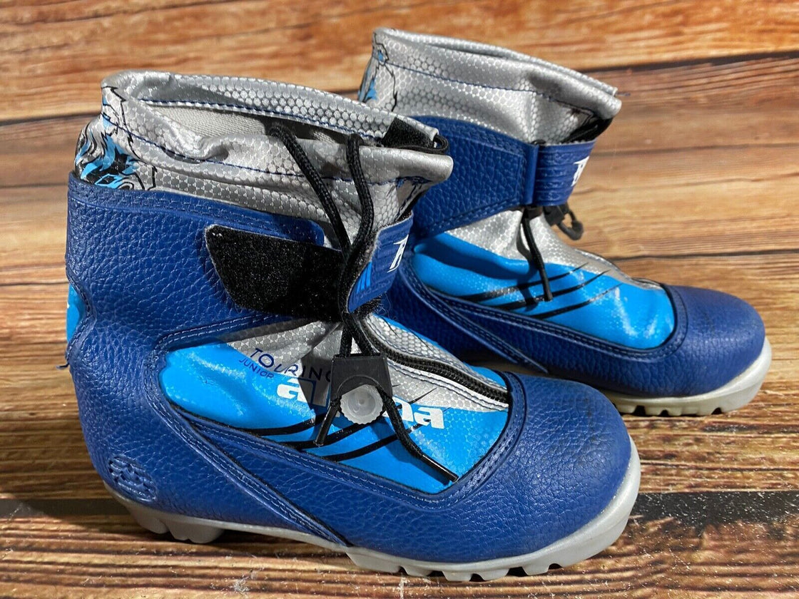 Alpina Frost Kids Nordic Cross Country Ski Boots Size EU32 US1.5 NNN A-796