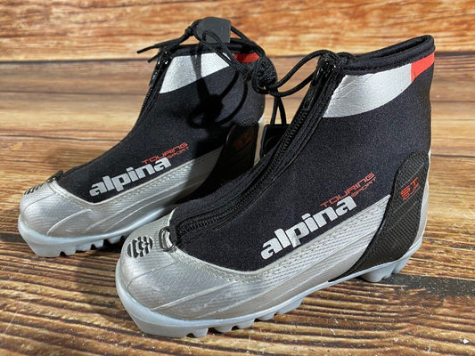 Alpina ST10jr Cross Country Ski Boots Classic NNN EU 30 US 12 Kids 195mm A-780