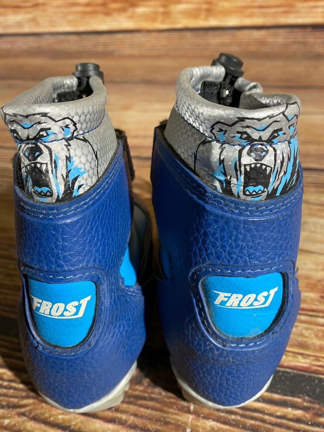 Alpina Frost Kids Nordic Cross Country Ski Boots Size EU26 US8.5 NNN A-809