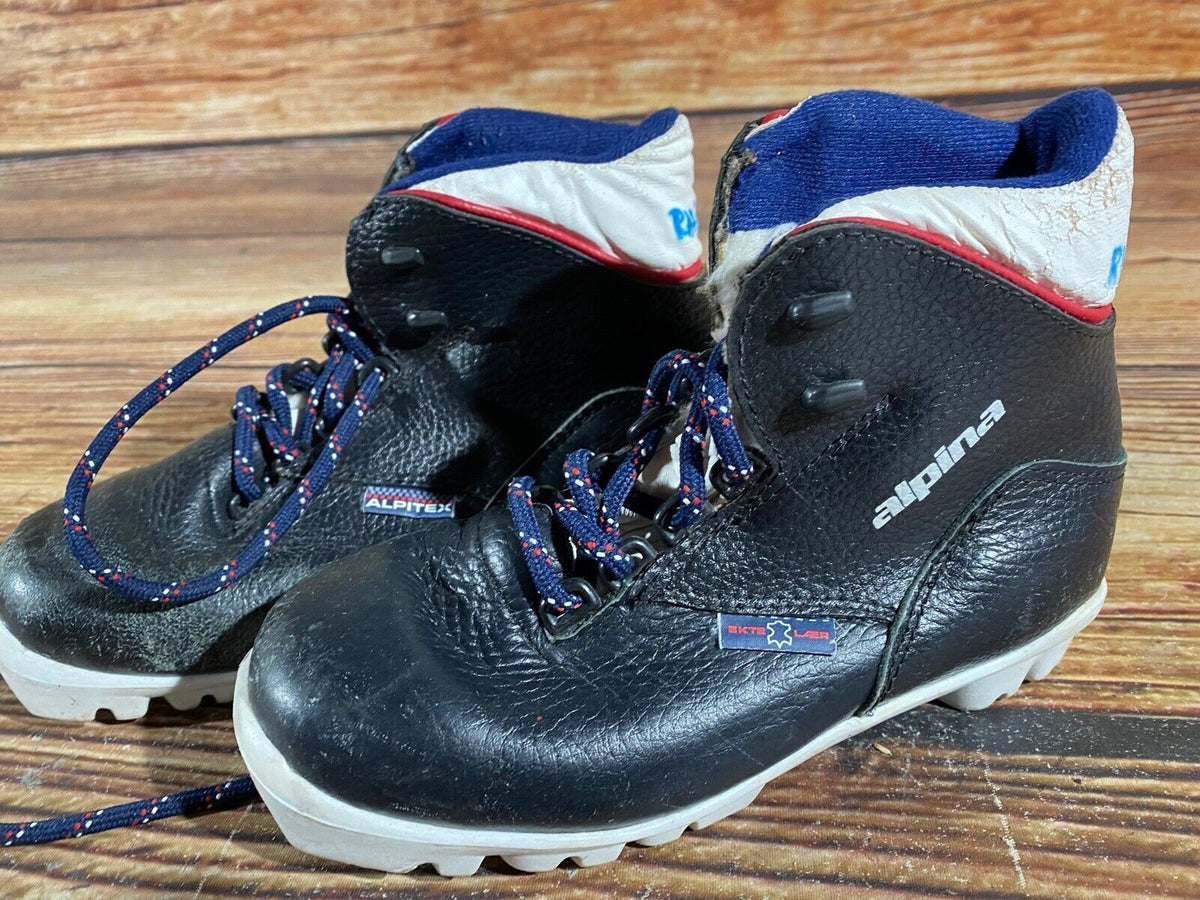 Alpina Cross Country Ski Boots Classic NNN EU 30 US 12 Kids 200mm A-831