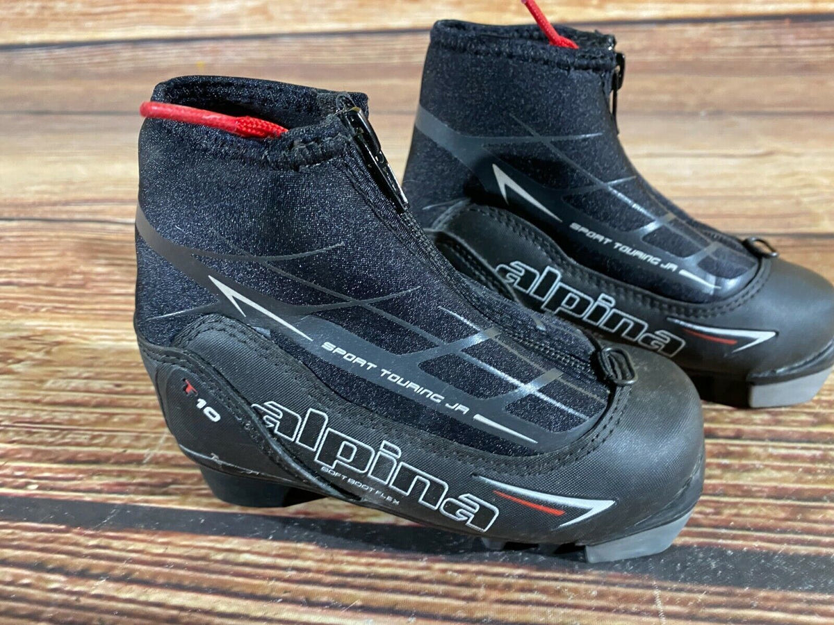 Alpina T10jr Cross Country Ski Boots Classic NNN EU 25 US 8.5 Kids 167mm A-247