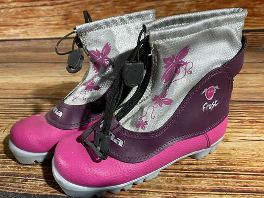 Alpina Cross Country Ski Boots Classic NNN EU 32 US 1.5 Kids 205mm A-707