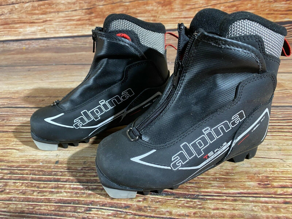 Alpina T5 Plus Cross Country Ski Boots Classic NNN EU 30 US 12 Kids 200mm A-277